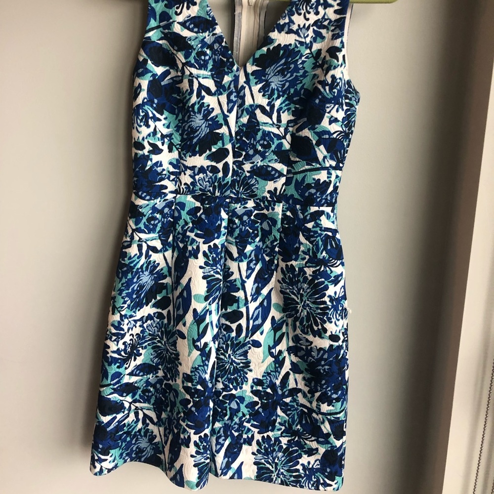 Beautiful floral blue dress